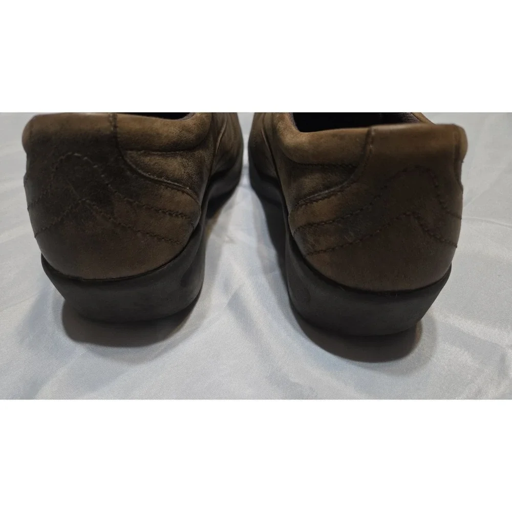 Worx By Red Wing Womens Safety Shoes Size 6W Brown Non Slip Steel Toe Oxford